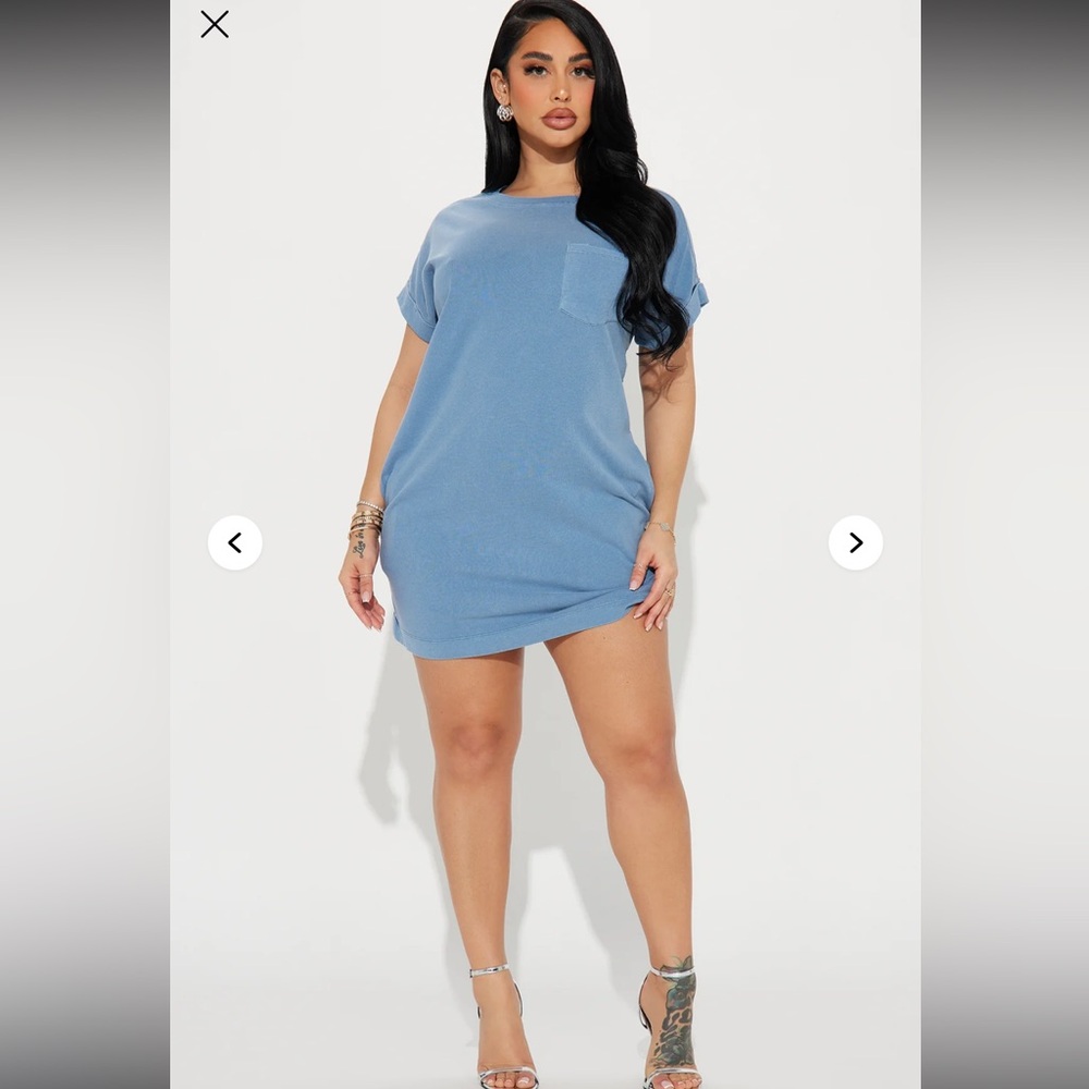 Fashion Nova Krystal T-Shirt Dress